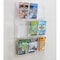 Safco Magazine Display Rack, 9 Pockets, 30"x2"x36-3/4", Clear SAF5603CL - alternate 3